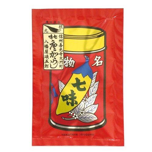 七味唐辛子（詰替）袋入り　18ｇ