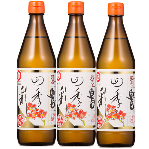 特選料亭白だし　四季の彩　600ｍｌ　３本