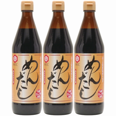 めんだし　600ml　3本