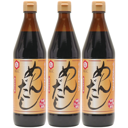 めんだし　600ml　3本