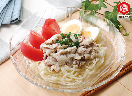 ぶっかけ素麺～豚肉のせ～